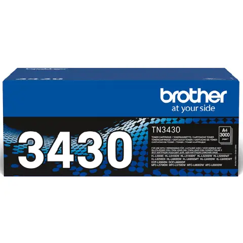Toner Brother TN-3430 Czarny do drukarek (Oryginalny) [3k]
